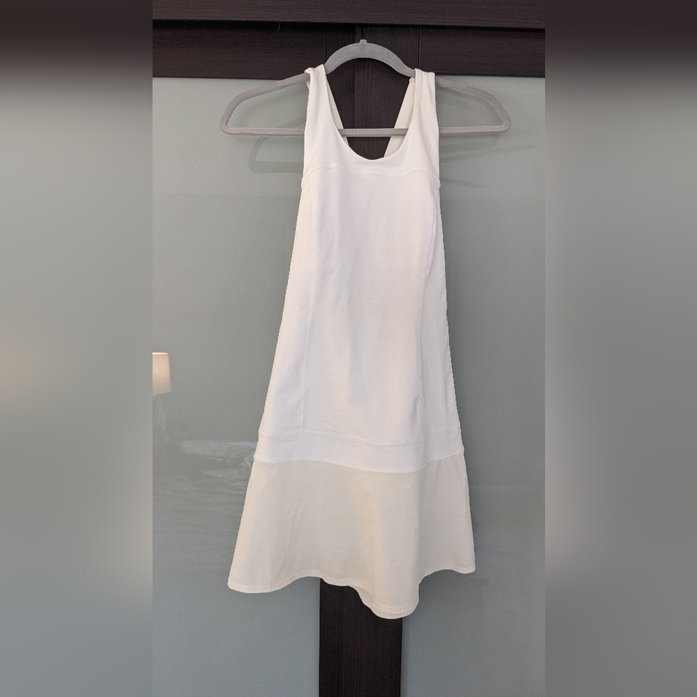 white/cream Lululemon tennis dress